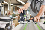 Комплект OF 1010 REBQ-Plus FESTOOL Вертикальный фрезер OF 1010, боковой упор, устройство для установки на шину - направляющую в систейнере Sys3 578005