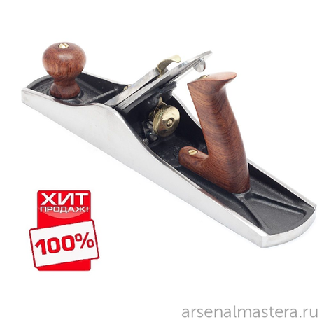 ХИТ! Английский рубанок Clico Clifton N5 1/2 380 х 76,5 мм лезвие 60 мм Bench Plane М00012285