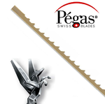 ХИТ! Пилки лобзиковые 12 шт Pegas по дереву N1 Super Skip 0.26х0.76х130ммх 17.2tpi 90.581 М00013416