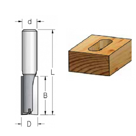 Фреза пазовая врезная WPW 12.0 x 51 x 108 x 12 PT81202