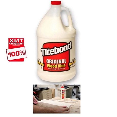 ХИТ! Клей столярный Titebond Original Wood Glue 5066 кремовый  3.8 л TB5066