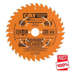 ХИТ! Диск пильный ультратонкий 210 x 30 ( + 25 ) x 1,8 / 1,2 15 гр 10 гр ATB + 8 гр SHEAR Z 36 универсальный CMT 271.210.36M