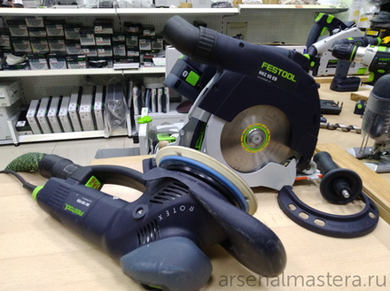 УСПЕЙТЕ КУПИТЬ ХИТ! Эксцентриковая шлифовальная машинка с редуктором FESTOOL RO 150 FEQ ROTEX 575066