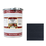 Новинка! Декоративная ВОСКОВАЯ лазурь / Масло для фасадов Borma Holzwachs Lasur 20 л цвет 145 Антрацит для наружных и внутренних работ R3340-8