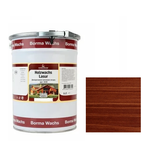 ЧЕРНАЯ ПЯТНИЦА! Декоративная ВОСКОВАЯ лазурь / Масло для фасадов Borma Holzwachs Lasur 5 л цвет 62 Махагон для наружных и внутренних работ R3330-11