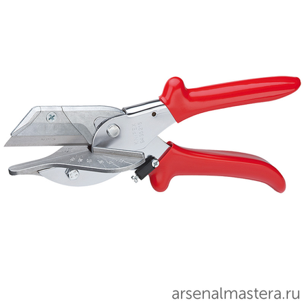 Ножницы 215 мм для реза профиля из пластика / резины / дерева / ленточного кабеля, длина ножа 56 мм, 94 35 215KNIPEX KN-9435215