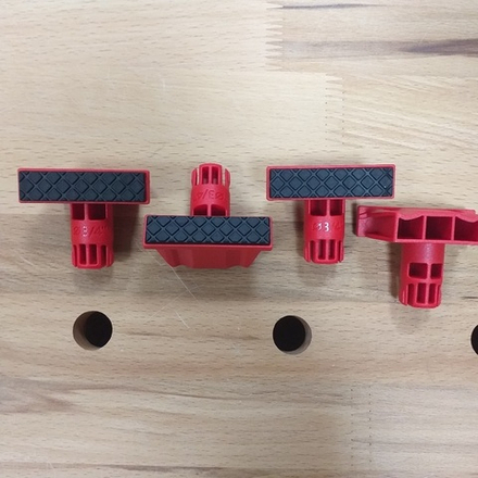 ХИТ! Набор из 4 шт Верстачные упоры для отверстия 19 мм (3/4 д) Woodwork PCH-BD4