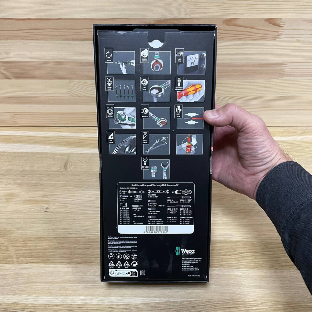 АКЦИЯ WERA ХИТ! Набор сервисный 35 предметов Инструменты для электриков Kraftform Kompakt W 1 VDE WERA WE-135926