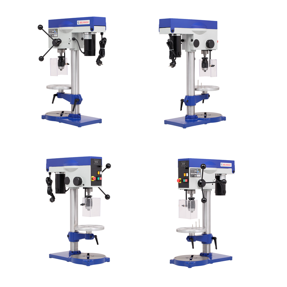 АКЦИЯ ЯНВАРЬ 2026! Станок сверлильный вертикальный BELMASH DP230-16CVS 220В 0,55кВт S329A