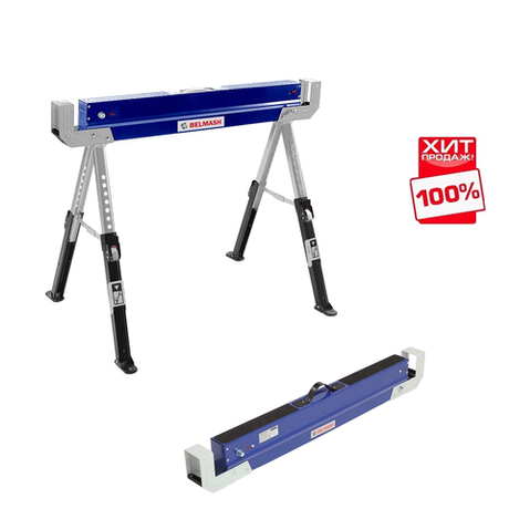 АКЦИЯ ДЕКАБРЬ 2025 ХИТ! Козлы строительные складные BELMASH CT-590, грузоподъемность до 589 кг D155A