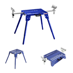 Новинка! Подставка стальная универсальная складная BELMASH WM-150U, 5 фиксированных положений высоты рабочей поверхности от 785 до 1010 мм, для торцовочной пилы D153A