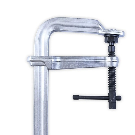 Струбцина винтовая усиленная POT 40 х 18 cм с накладками Maxpower GOLDRATIO М00022947