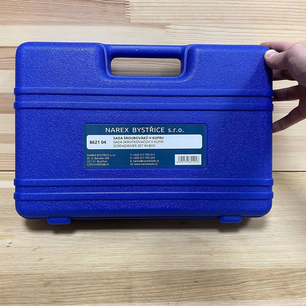 ХИТ! Универсальный набор отверток и бит 38 предметов кейсе Narex 862104
