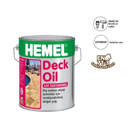 Масло для террас для наружного применения Deck Oil Лимонный, 2,5 л 3111H HEMEL 311125