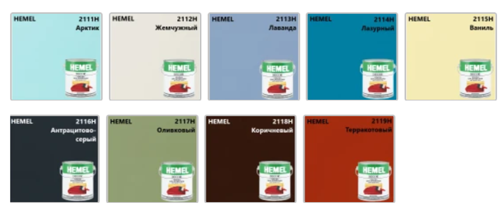 АКЦИЯ ЛЕТО! Высококачественная атмосферостойкая непрозрачная краска HEMEL Breather Paint 2119H Терракотовый, 5 л на основе растворителя 211950