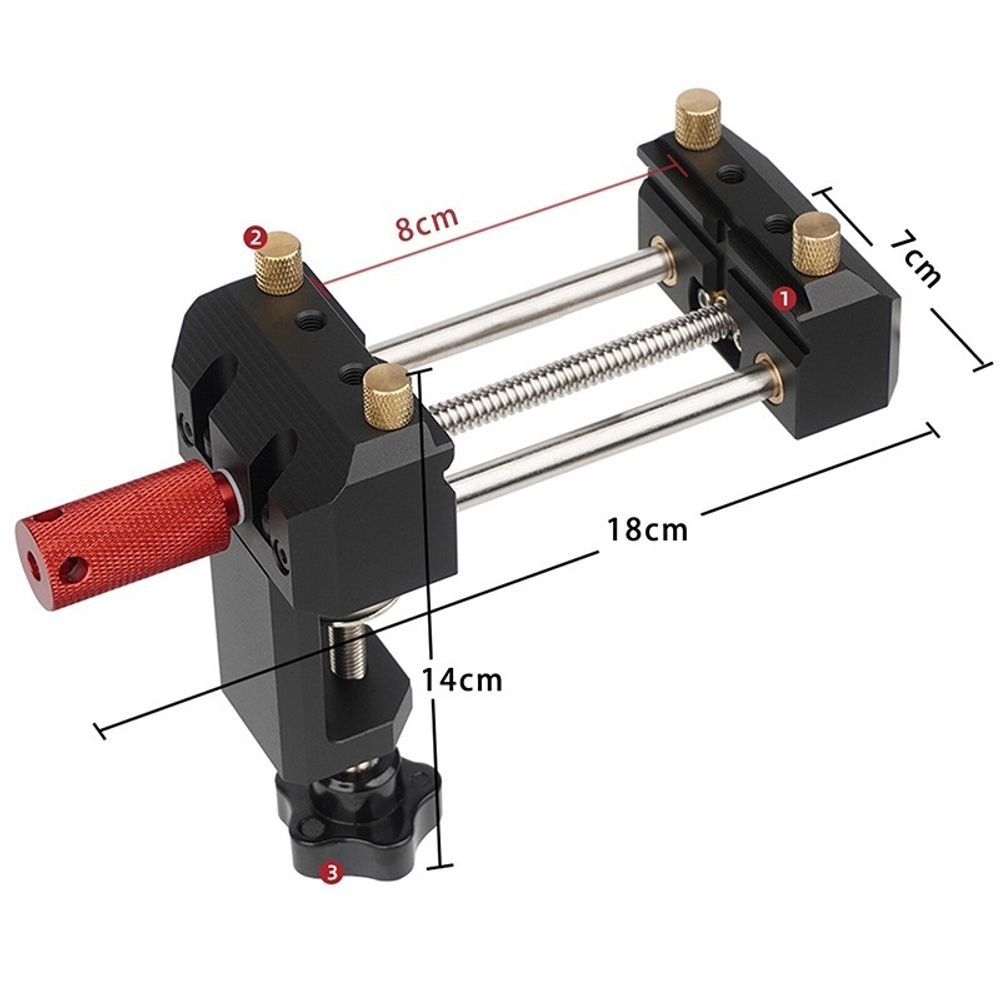 СУПЕР ХИТ! Верстачные прецизионные тиски настольные Woodwork CLM-070