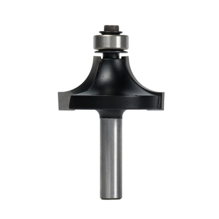 Фреза радиусная калевочная обгонная с подшипником R 12,7 D 38,1 L 62 S 8 мм Woodwork 938.1238.08