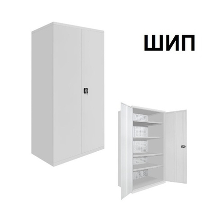 Шкаф инструментальный металлический ШИП 2000 х 1020 х 620 мм, 4 полки, 4 панели для хранения инструментов, оборудования и аксессуаров Gresson ШИП-2000