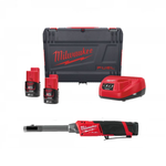 Новинка! УДОБНЫЙ КОМПЛЕКТ Milwaukee M12 FPTR-202X FUEL INSIDER Аккумуляторная трещотка удлиненная импульсная, ДВА Аккумулятора M12 B2 2.0 Ач, зарядное устройство C12 C в кейсе 4933499411