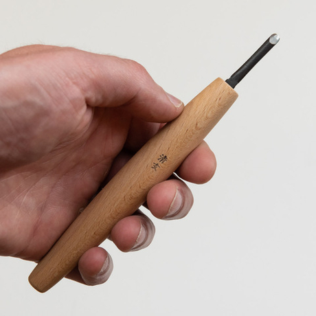 Новинка! Стамеска японская для резьбы по дереву Miki Tool Seigen N 4, полукруглая РК, 3 мм М00019861