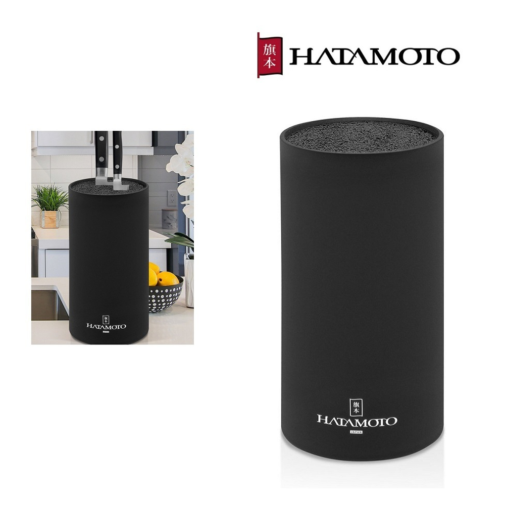 Подставка универсальная для кухонных Ножей HATAMOTO черная Tojiro PWBS-15D-BLK
