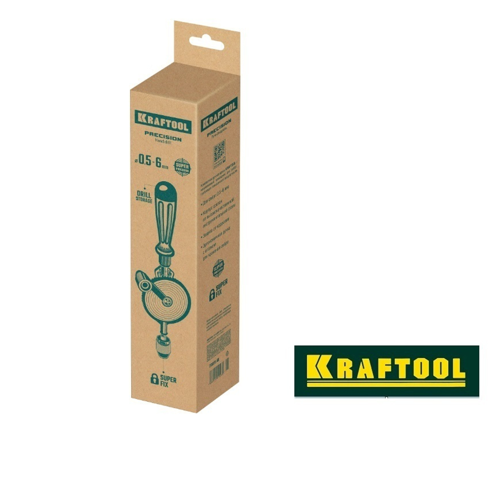 ХИТ! Дрель ручная 0,5 - 6 мм KRAFTOOL 29025_z01