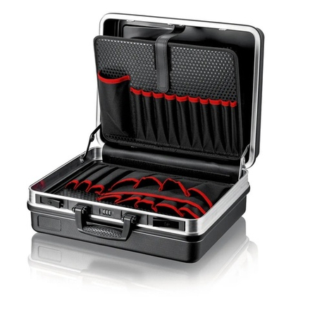 АКЦИЯ ЗИМА 2026! Чемодан для инструментов Basic, материал ABS, черного цвета ПУСТОЙ KNIPEX KN-002105LE