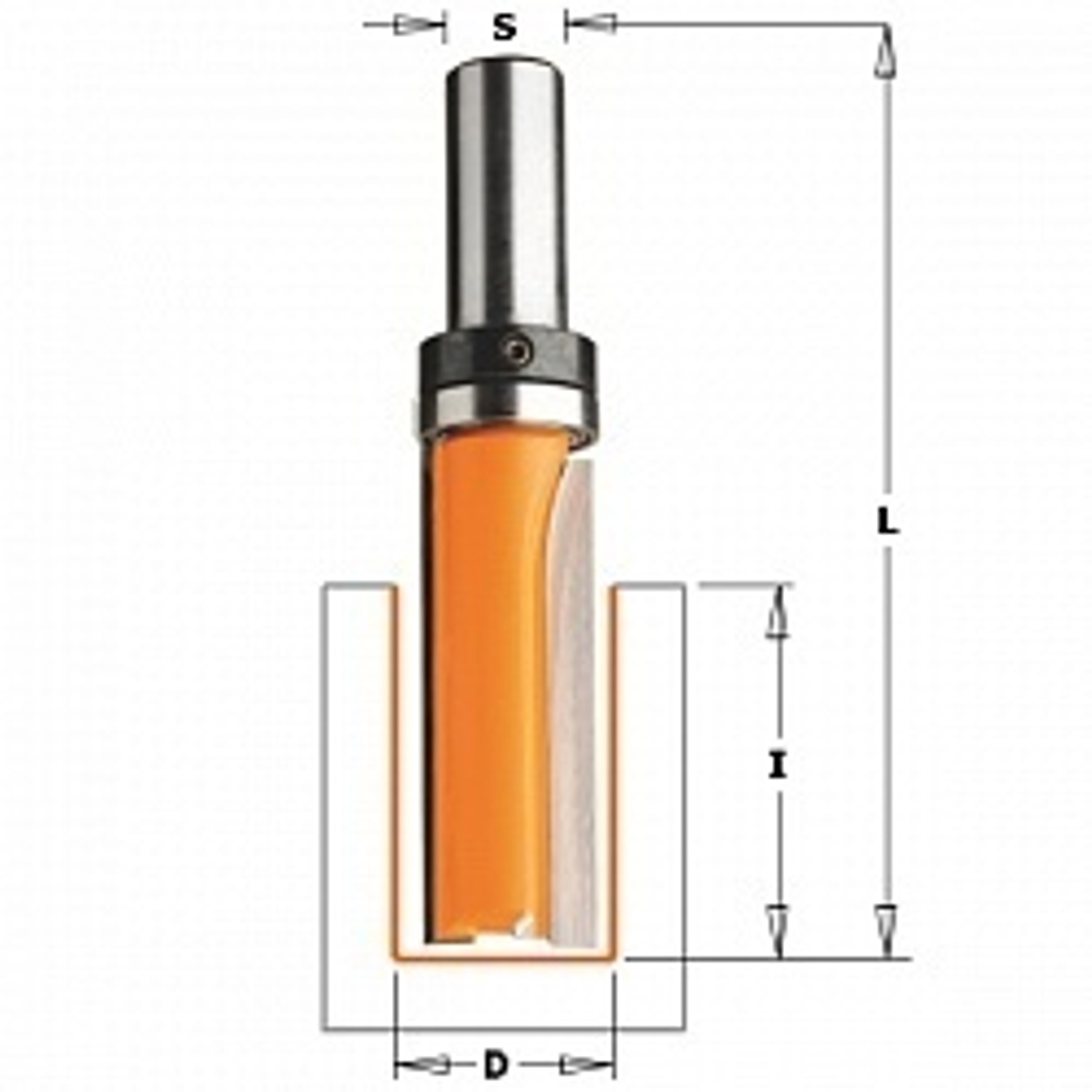 ХИТ! Фреза обгонная (верх. подш.) S=8 D=16x31,7 CMT 912.160.11B
