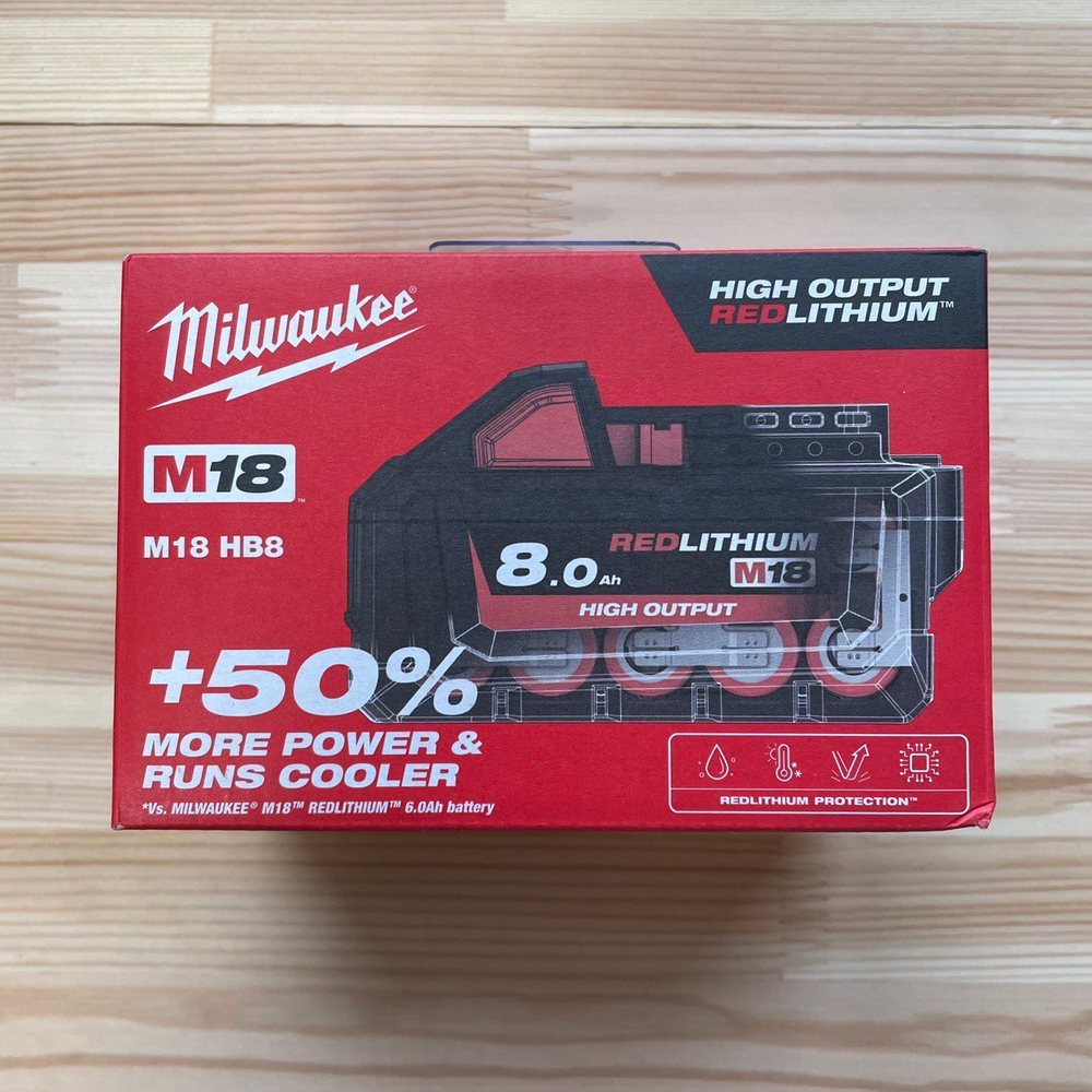 ХИТ! Аккумулятор M18 HB8 8 Ач Li-ion 18 В Milwaukee 4932471070