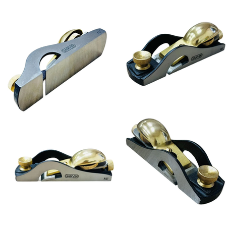 Новинка! Рубанок металлический торцовочный N507 GARVIN Carriage Rabbet Block Plane с открытыми бортами, длина 158 мм, лезвие 45 мм SBP-0196