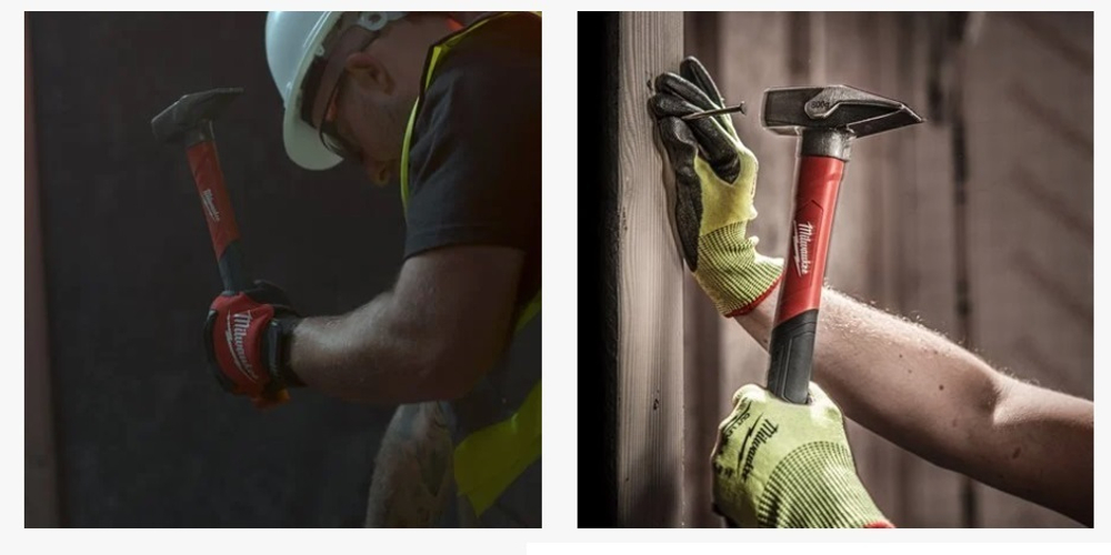 ХИТ! Молоток слесарный с рукояткой из стекловолокна Fiberglass Engineers Hammer 800 г Milwaukee 4932478664