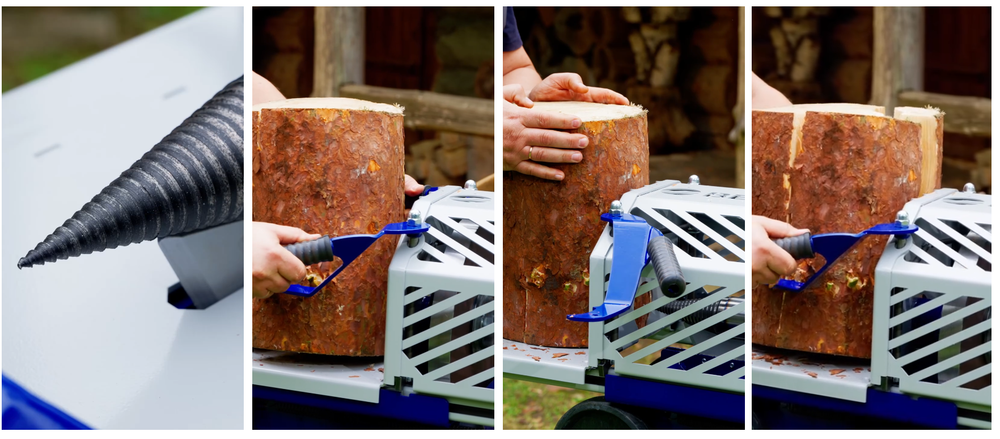 АКЦИЯ МАРТ 2026! Дровокол электрический BELMASH MAXIMA-360 220В 2 кВт, для быстрого раскалывания бревен S354A