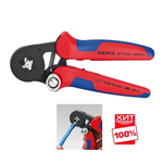 ХИТ! Пресс-клещи для контактных гильз DIN 46228 1+4, обжим: квадрат, боковые, 1 гнездо, 97 53 04, KNIPEX KN-975304