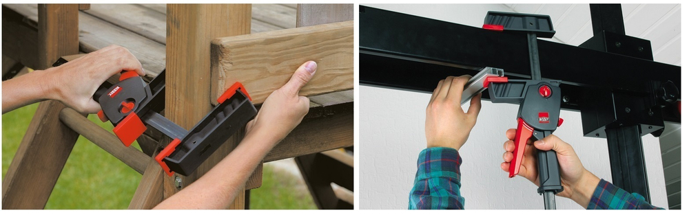 ХИТ! Струбцина для работы одной рукой DuoKlamp DUO 160/85, 1.2 кН BESSEY BE-DUO16-8