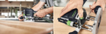 Комплект OF 1010 REBQ-Plus FESTOOL Вертикальный фрезер OF 1010, боковой упор, устройство для установки на шину - направляющую в систейнере Sys3 578005