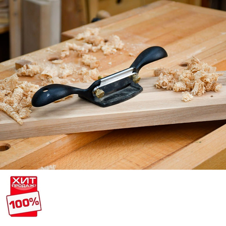 СКИДКИ ЧЕРНАЯ ПЯТНИЦА ХИТ! Цикля cтолярная Cabinet Scraper (Стружок циклёвочный), 88 мм, нож 69 мм GOLDRATIO М00023627
