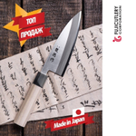 ХИТ! Нож японский Кухонный Деба Fuji Cutlery Ryutoku 150 мм нержавеющая сталь  рукоять магнолия заточка 5000 Tojiro FC-572