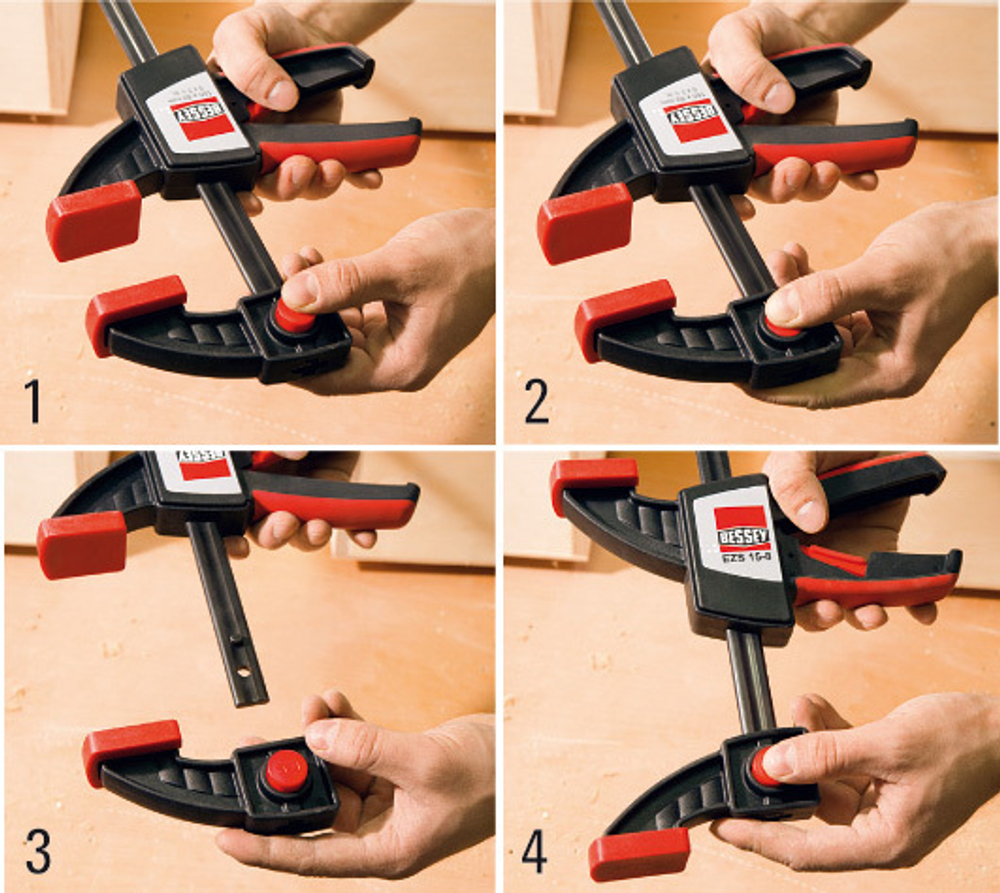АКЦИЯ 2025 ХИТ! Струбцина для работы одной рукой EZS BESSEY BE-EZS30-8