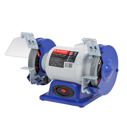 АКЦИЯ ФЕВРАЛЬ 2026! Станок заточной BELMASH MBG-125M 0,25 кВт 220 В, Диск D 125 мм / 16 мм S233A