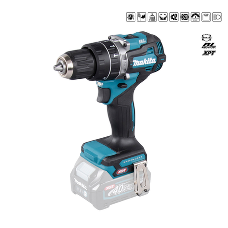 Новинка! Аккумуляторная ударная дрель - шуруповерт ударная Makita BL XPT, XGT 40В, Max D сверления металл 13 мм, дерево 38 мм HP002GZ
