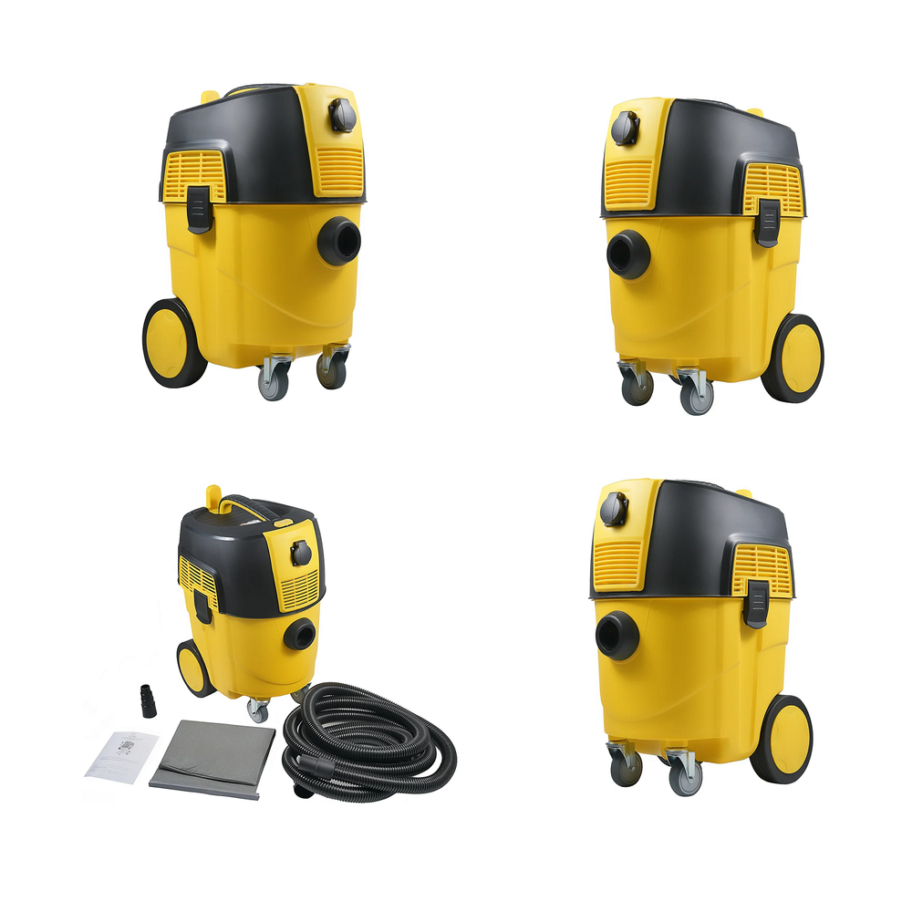 Новинка! Промышленный пылесос Schtaer 1,6 кВт 30 л, розетка для подключения электроинструмента, удаление пыли, мусора, стружки SCH-1600