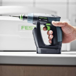 ХИТ! Аккумуляторная дрель-шуруповёрт FESTOOL CXS 10,8 В 2,6-Set с 2 шт Аккумуляторами, Устройством быстрозарядным ПЛЮС Насадка угловая 576093