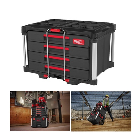 Ящик с 4 - мя выдвижными отсеками PACKOUT DRAWER BOX Milwaukee 4932493189