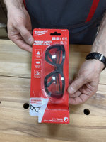 ХИТ! Очки защитные прозрачные прочные PREMIUM MILWAUKEE 4932471885