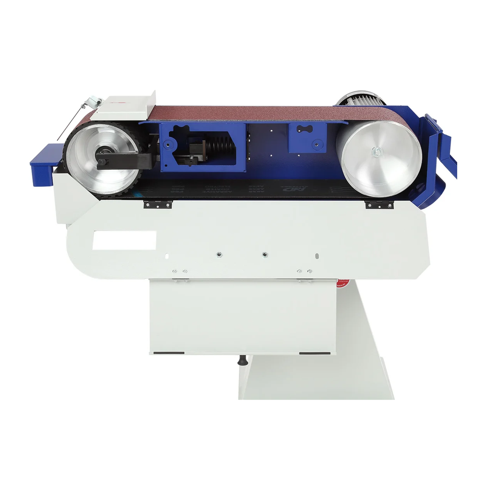 АКЦИЯ ЧЕРНАЯ ПЯТНИЦА! Станок шлифовальный ленточный по металлу BELMASH BSM-796P/400 2,4 кВт 380В, для шлифования металлических деталей, удаления заусенцев, обработки сварных швов, заточки инструмента (зубила, ножи, садовый инструмент) S320A