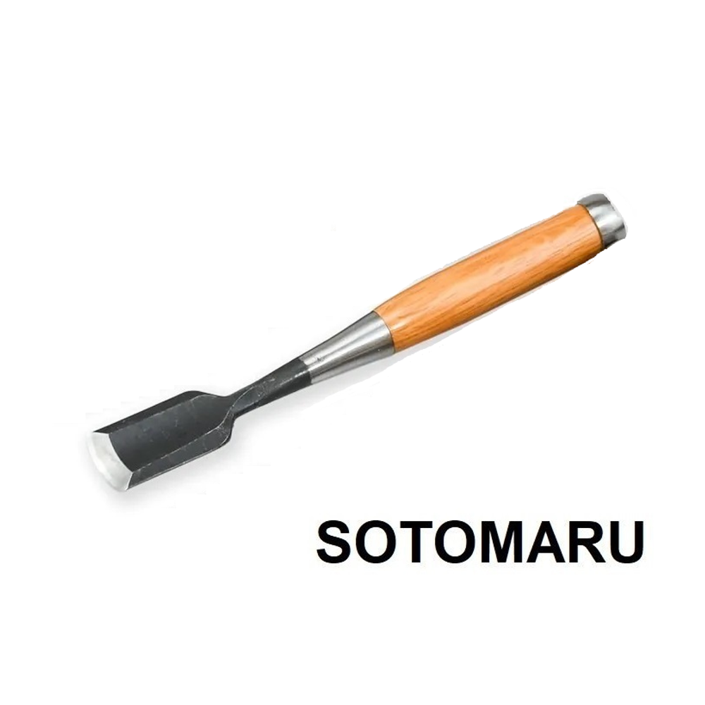 Новинка! Стамеска полукруглая японская столярная Miki Tool SOTOMARU сталь Shirogami 24 мм М00021426