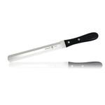 Новинка! Японский Кухонный нож TOJIRO FUJI CUTLERY Серия Special series для замороженных продуктов, костей, хрящей, длина ножа 315 мм, лезвия 190 мм, сталь Мо-V, рукоять термопластик, заточка серрейтор FG-3400
