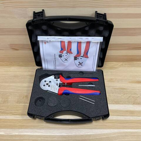 Пресс-клещи для тетрагональной опрессовки точеных контактов, с локатором, 0.14 - 6.0 мм2 , max 7.5 м KNIPEX KN-975265