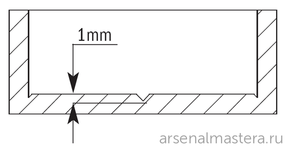 Сверло HW для присадочного станка 30 x 57,5 Z 2/2 S 10 x 26 RH CMT 317.300.11