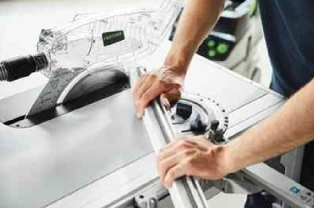 Монтажная дисковая пила 2,2 кВт диск 254 мм FESTOOL TKS 80 EBS-Set с подвижным столом, кожухом, упором 575828